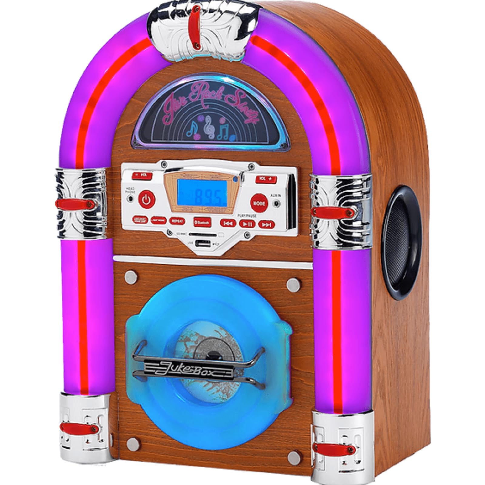 Steepletone jive rock sixty light Bluetooth FM Radio mini CD jukebox