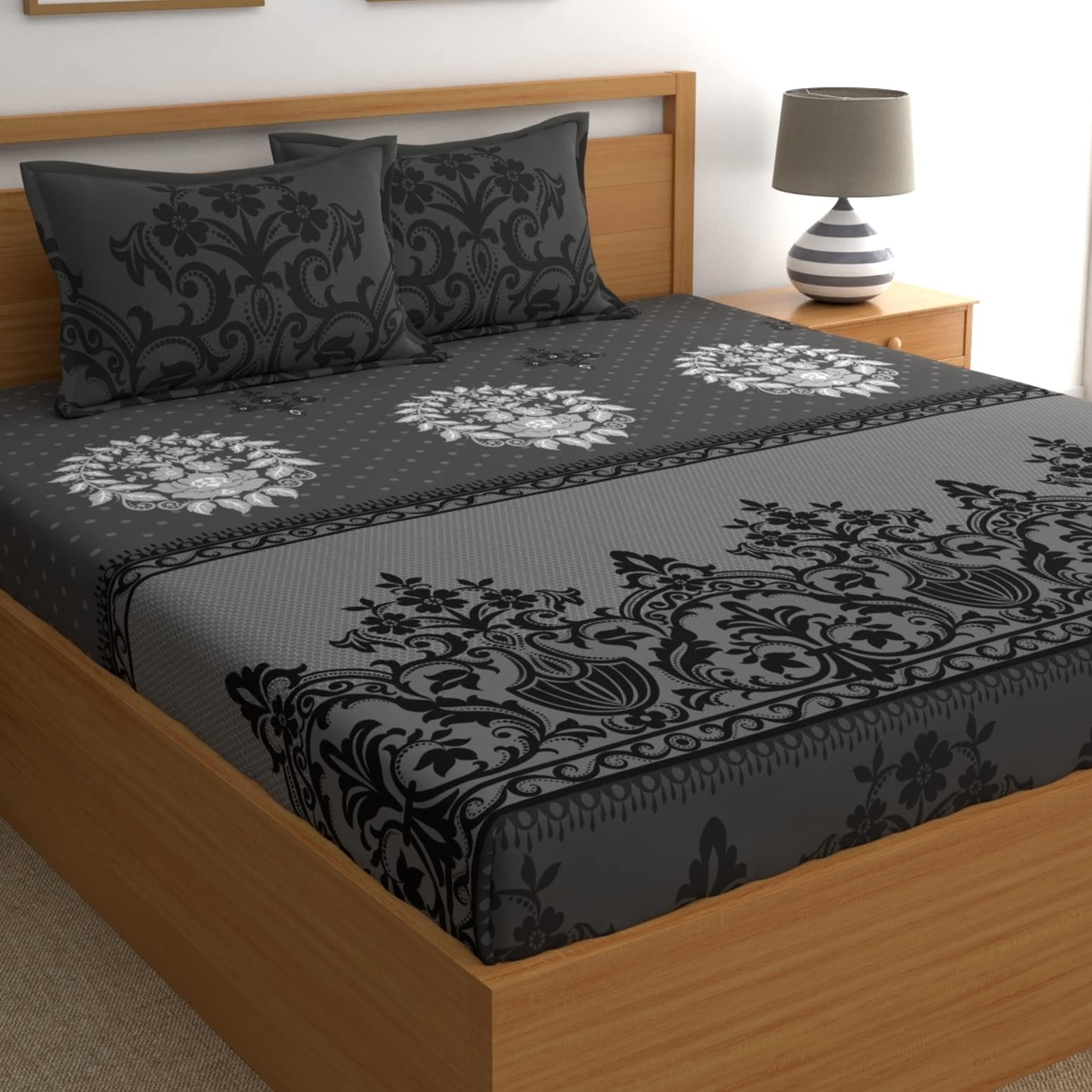 See full amazon price history chart for Dreamscape 100% Cotton King Fitted Bedsheet With 2 Pillow Covers, 144 Tc Cotton Abstract Lt. Pink Bedsheet For King Bed 72" X 78" Or 6Ft X6.5Ft Dreamscape 100% Cotton King Fitted Bedsheet With 2 Pillow Covers, 144 Tc Cotton Abstract Lt. Pink Bedsheet For King Bed 72" X 78" Or 6Ft X6.5Ft (B0B7P6BJ7H) Amazon Price History, Amazon Price Tracker