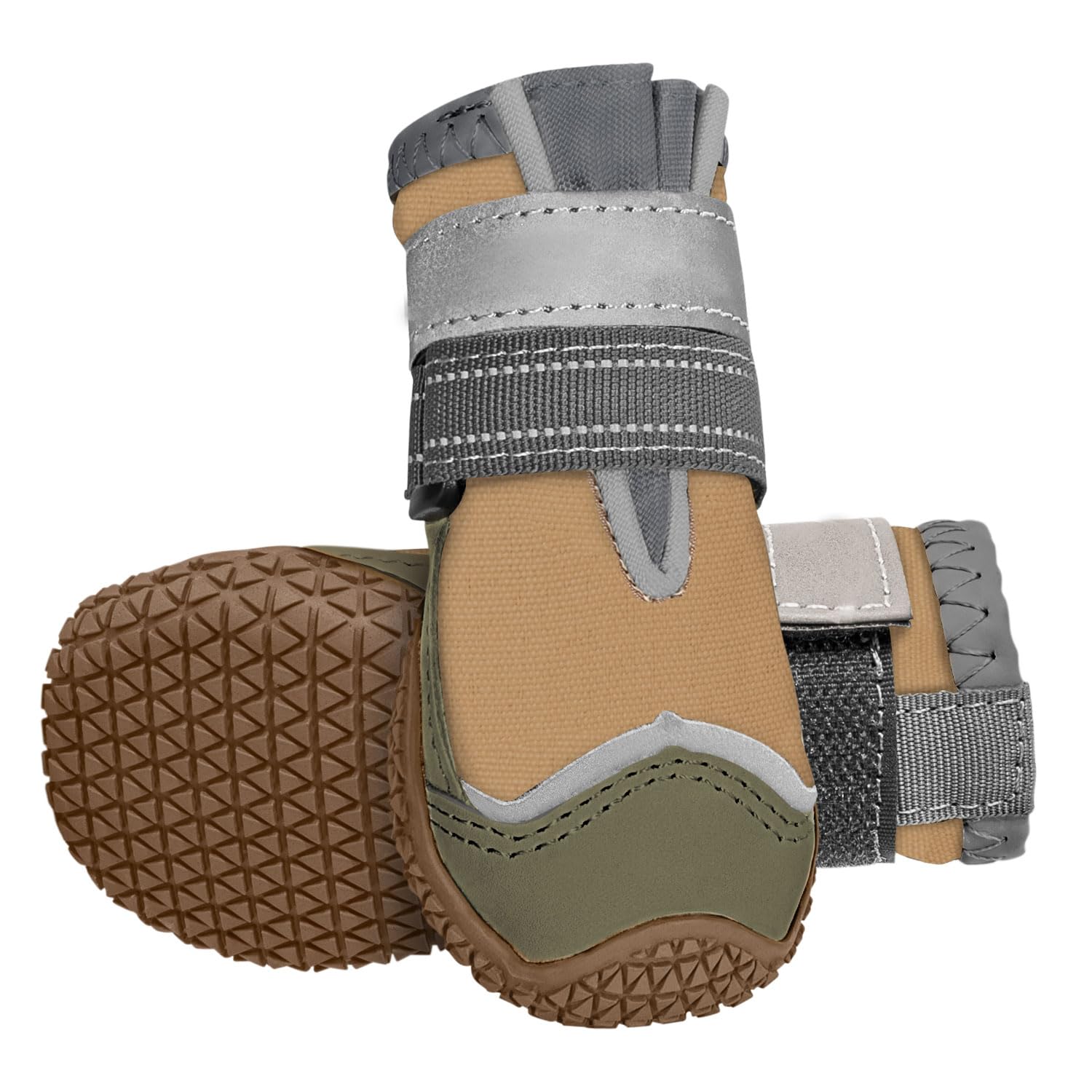 Eyein Dog Boots Paw Protector, Breathable Dog Boots for Injured Paws Waterproof, Dual Adjustable Washable Non-Slip Dog Shoes for Walking, Reflective Dog Shoes for Small Medium Large Dogs(2pcs) — view 19