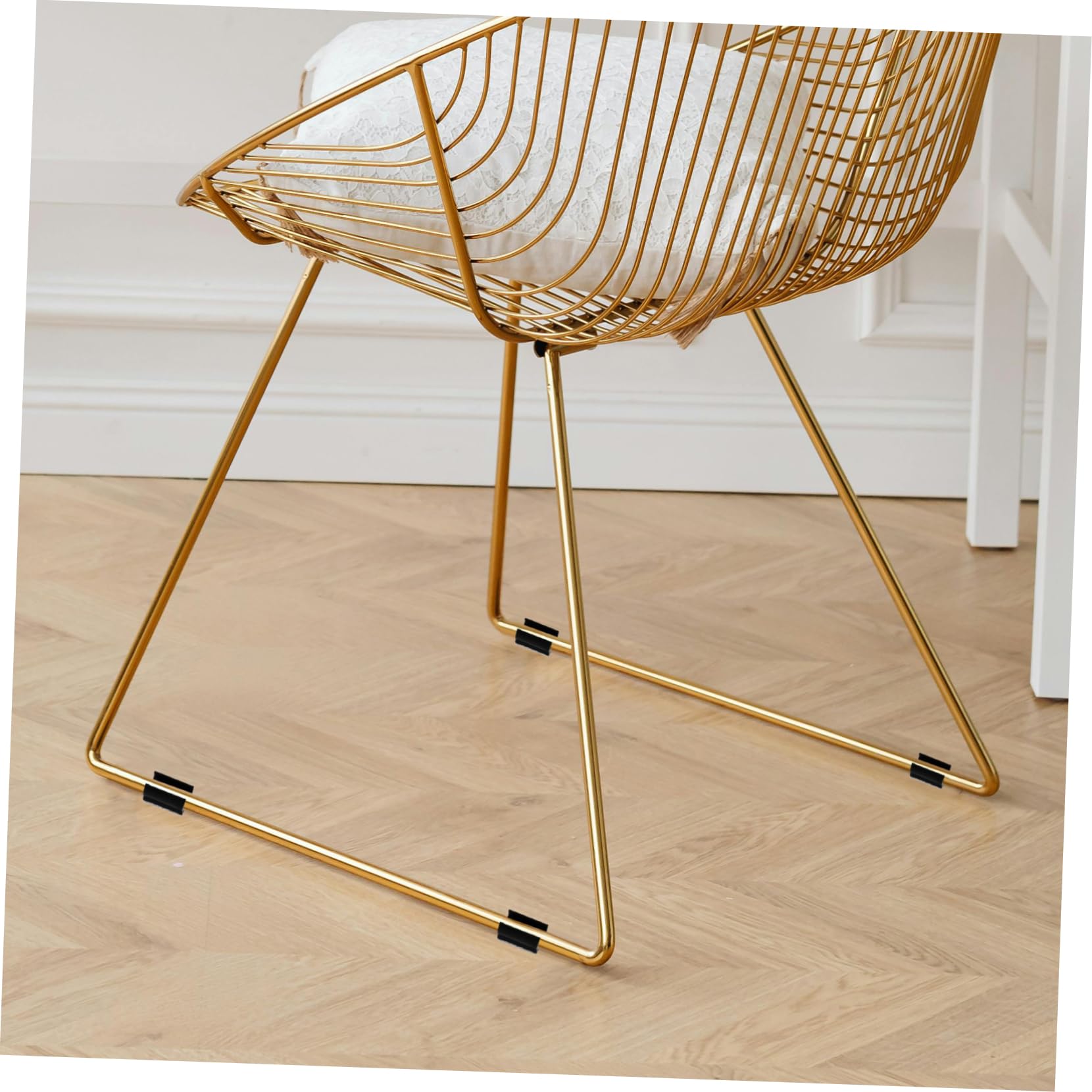 HOMSFOU 50piezas Almohadillas De Fieltro U-Shaped para Patas De Sillas De Suelo para Muebles Amortiguadores De para Pisos De Accesorios Antideslizantes y Resistentes