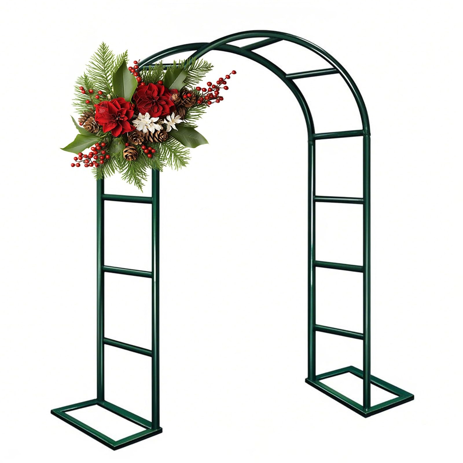 Arco de jardín ajustable de alambre resistente para el crecimiento de rosas trepadoras