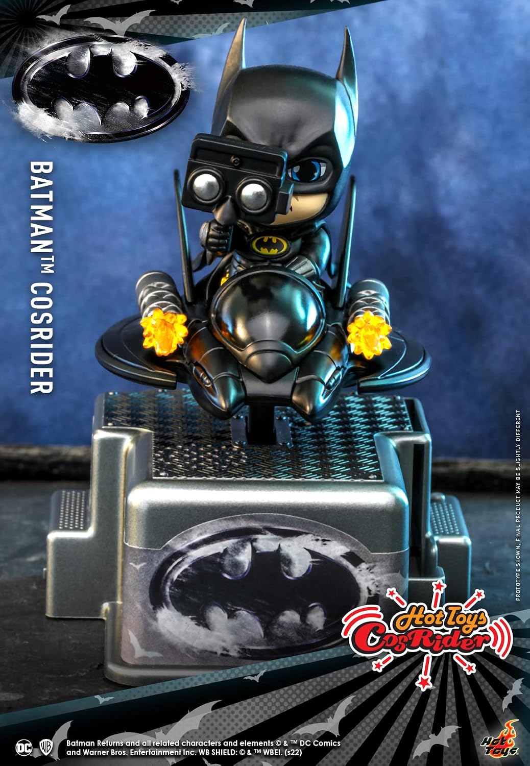 Cosslider DC Batman Returns Batman Non-Scale Figure, Black