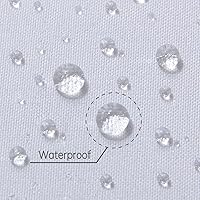 Vista 3 de MIULEE 12 x 20 rellenos de almohada para exteriores, juego de 2 almohadas resistentes al agua de alta calidad, relleno de espuma viscoelástica