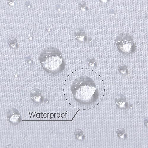 Miniatura 3 de MIULEE Juego de 2 almohadas para exteriores de 18 x 18 pulgadas, resistentes al agua, relleno de enfriamiento de espuma viscoelástica triturada,