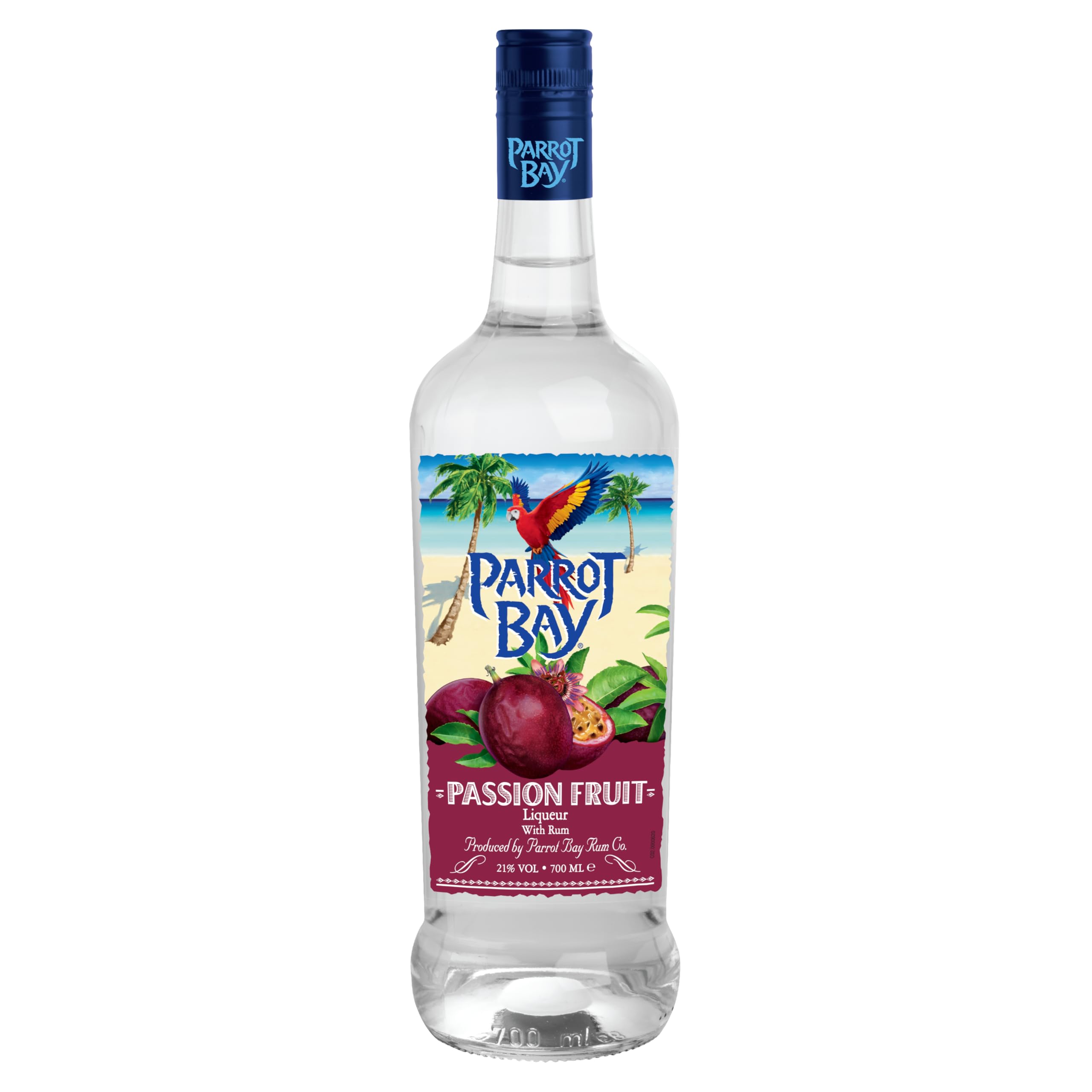 Rum, Flavoured Passion Fruit Rum, 70cl, 21% ABV, Natural Passion Fruit Flavour, Tangy and Sweet Notes, Ideal for Tropical Cocktails, Gift Idea