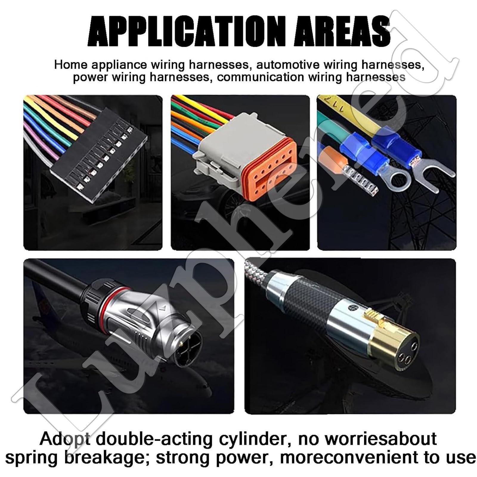 Máquina peladora automática para cables de cobre, pelacables eléctrico para cortar y reciclar, herramienta eficiente para uso en talleres, funciona con todos los cables de calibre
