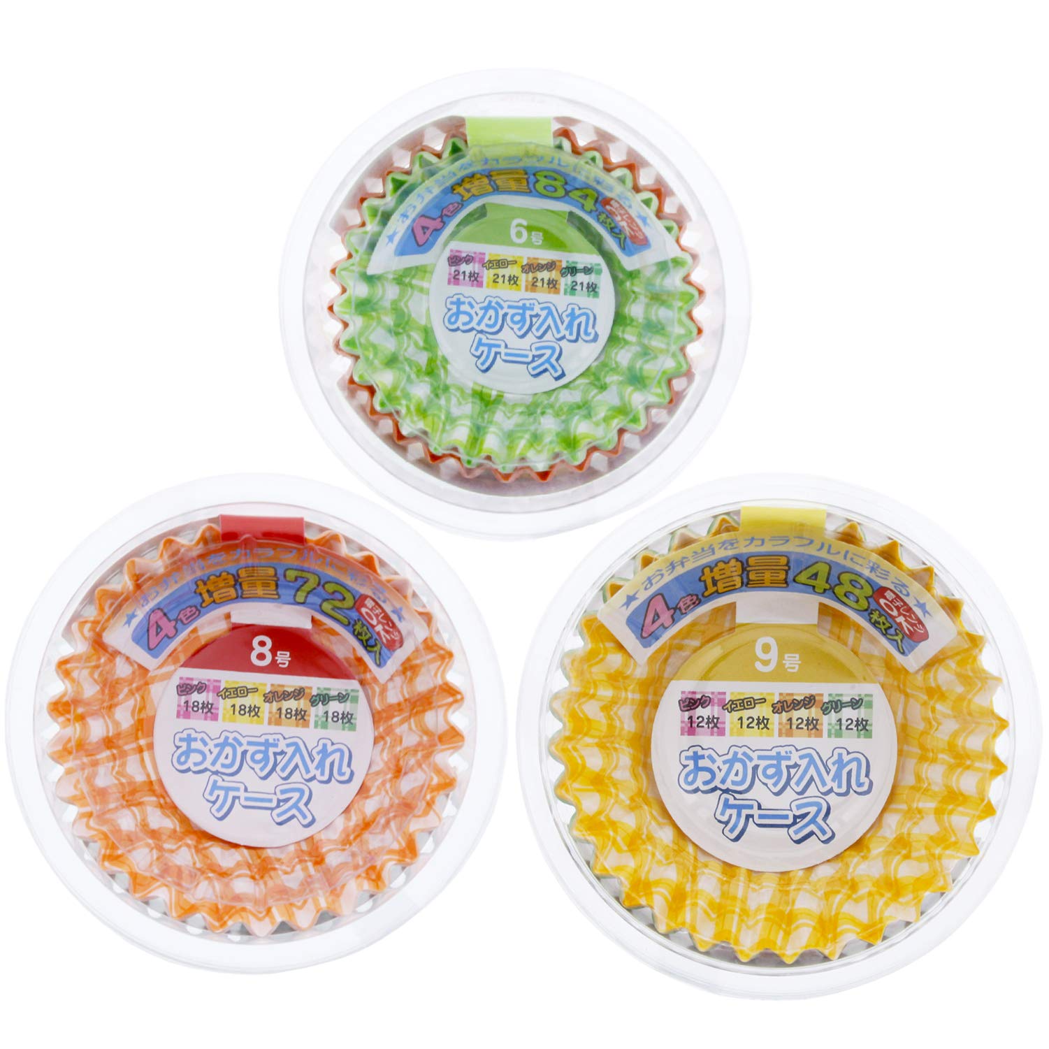 Amazon｜全家協 お弁当 ケース おかず入れ 3種 詰め合わせ 6号 約84枚