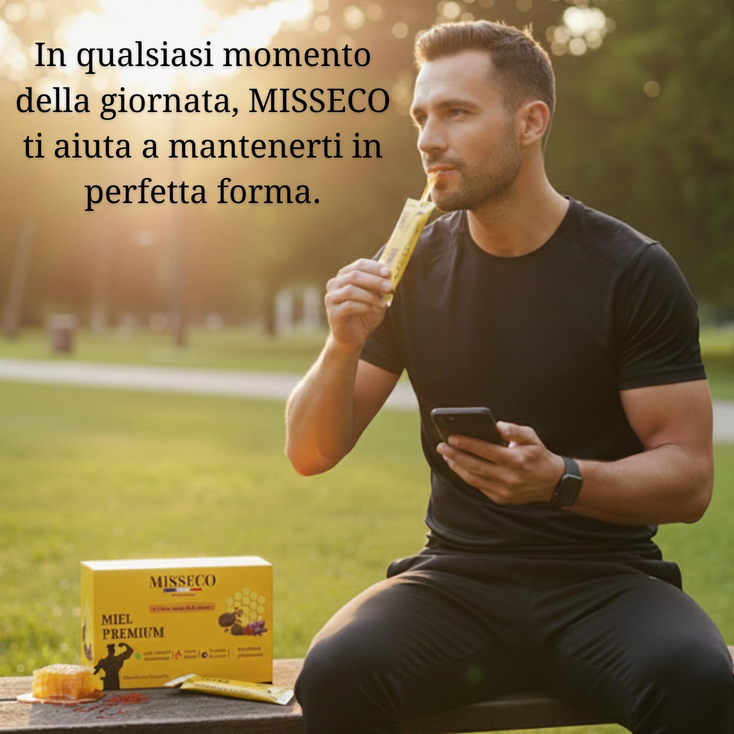 Miele afrodisiaco potente – Formula premium con shilajit puro, maca, ashwagandha e ginseng – Energia, vitalità e antistress naturale – 100% naturale, senza ingredienti chimici