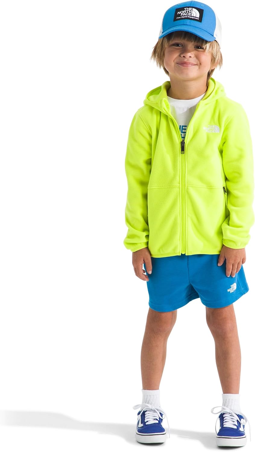 THE NORTH FACE Kids' Glacier Lightweight Full Zip Hooded Jacket | Fleece Top With 3 Piece Hood, Secure-zip Hand Pockets - Image 6