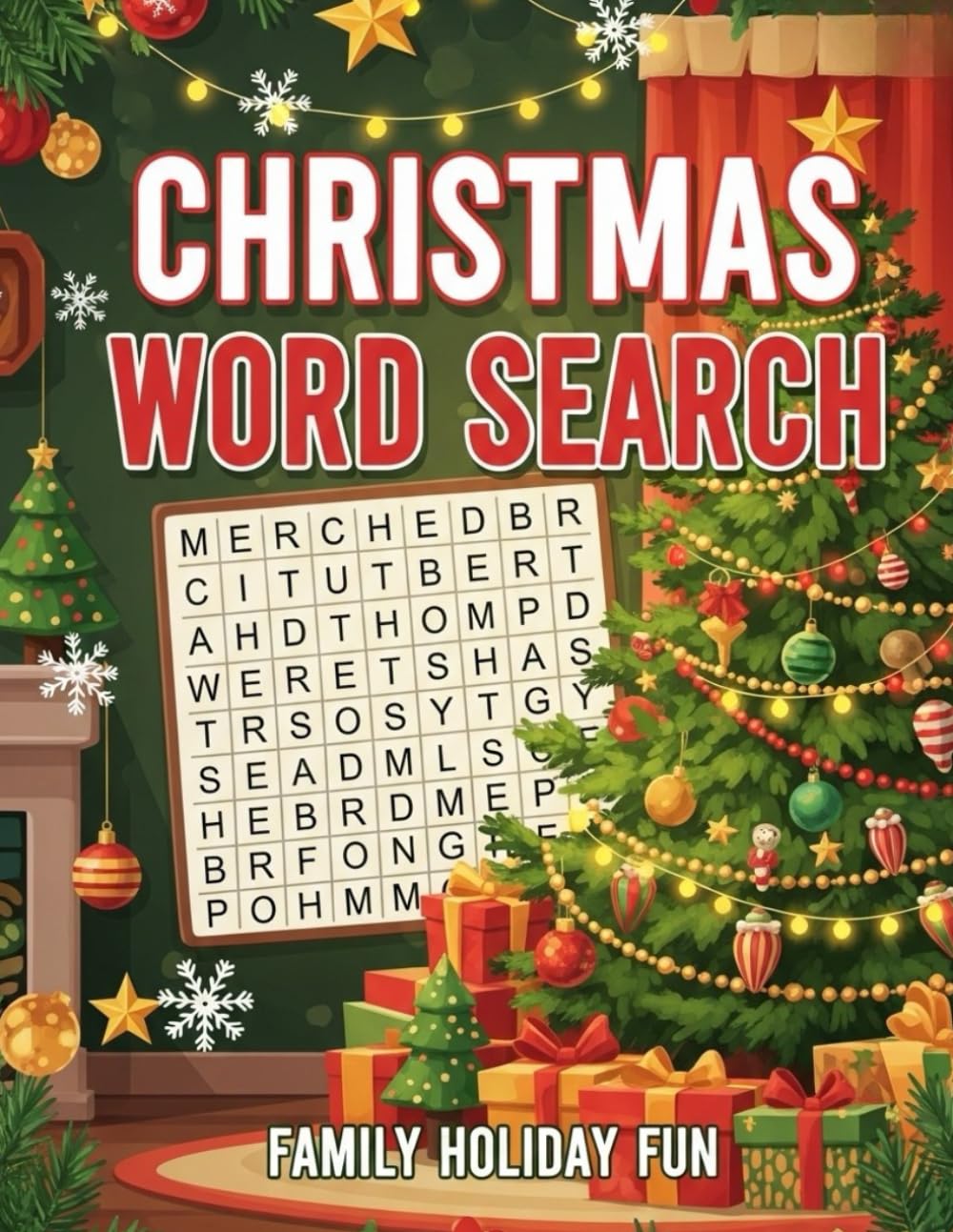 Christmas Word Search: A Festive Quest for Beloved Holiday Characters & Icons
