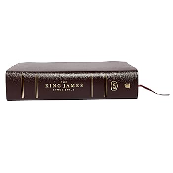 KJV, The King James Study Bible, Bonded Leather, Burgundy
