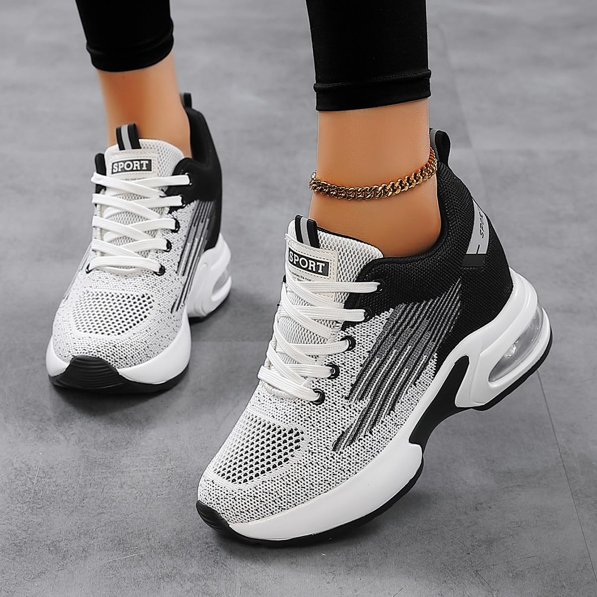 Zapatillas Deportivas Mujer Zapatillas Mujer Correr Casual Negras De Enfermera Womens Trainers Sapatilhas Zapatilla Deportiva Zapato Negro Sanitarias Deporte Zapatos Ortopédicos Plataforma Blancas 38