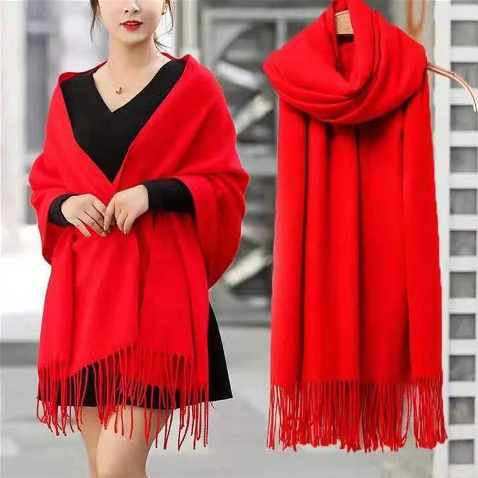 Sciarpe da Donna, Scialli, Coprispalle for Abiti da Sera, Viaggi, Ufficio, Inverno, Matrimonio, Cashmere, Grandi Sciarpe Sciarpa Autunno Calda