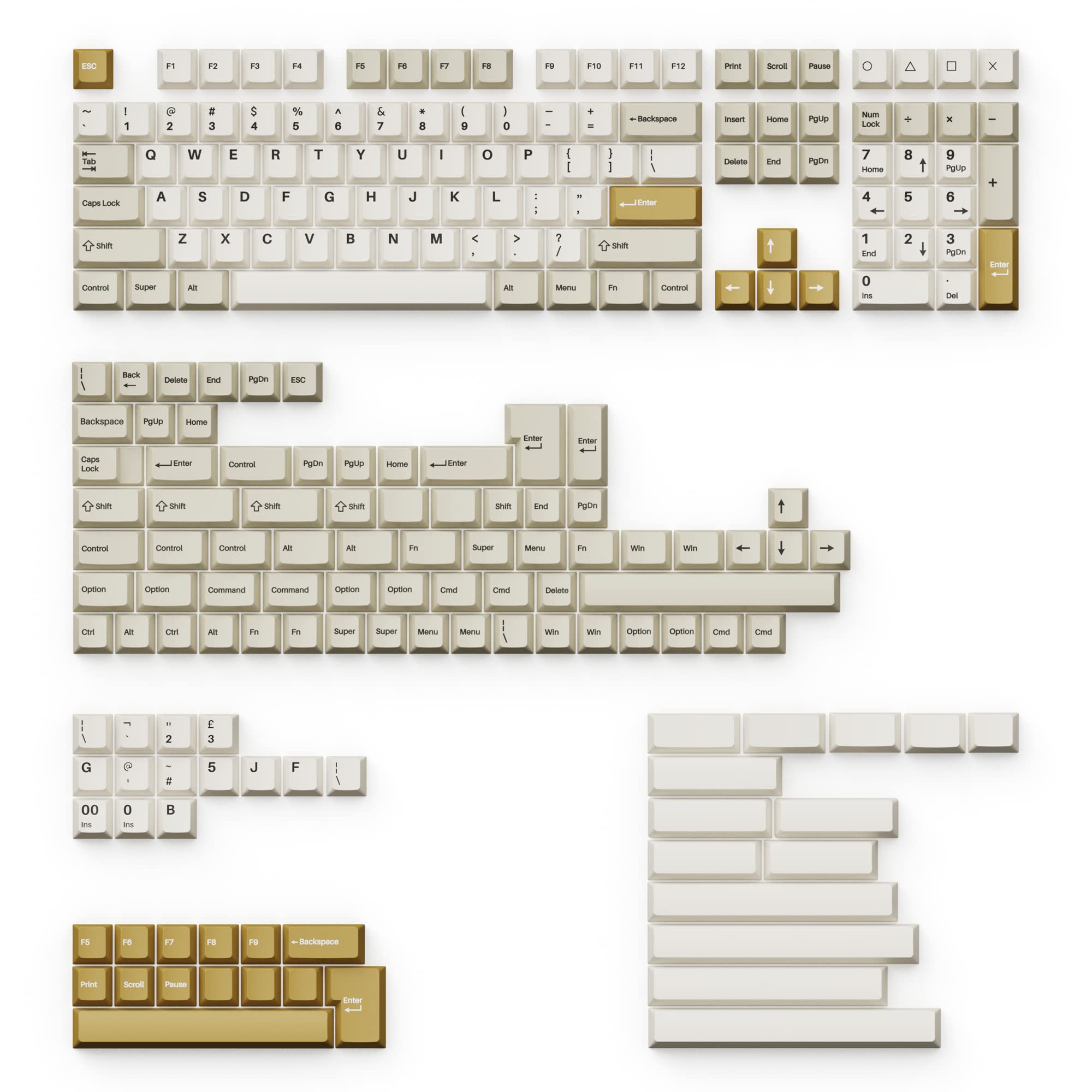 Amazon.co.jp: Keychron ダブルショット チェリー PBT キーキャップ