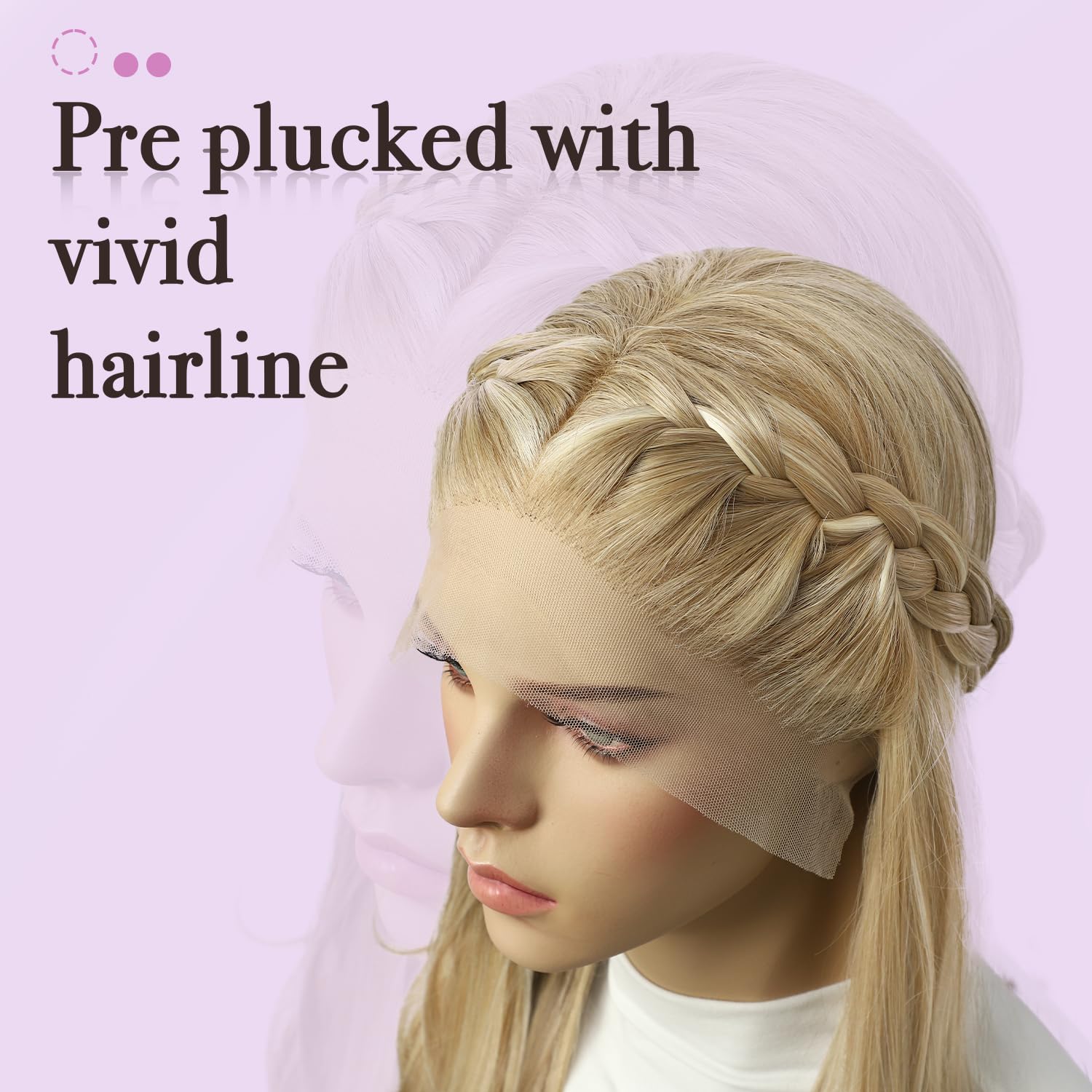 SOMIARIK Blonde Layered Lace Front Wig - Image 3
