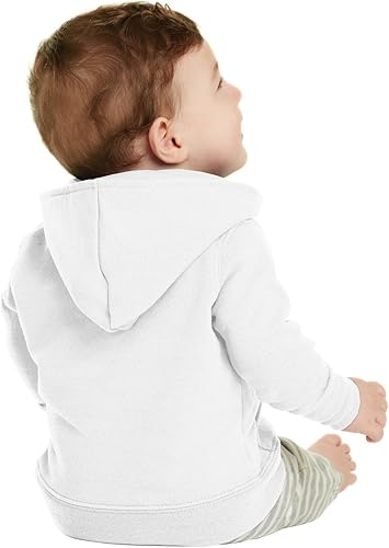 Miniatura 2 de Precious Cargo Sudadera infantil con capucha y cremallera completa. CAR78IZH Blanco 06M, Blanco, 6 Meses