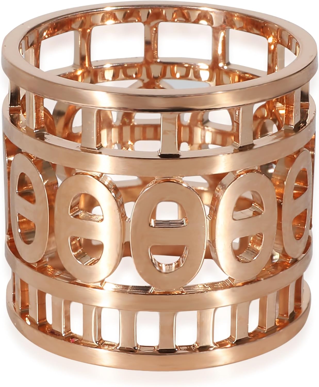 Hermès, Pre-Loved, Chaine D'Ancre, 6.25, 18K Rose Gold : Clothing, Shoes & Jewelry