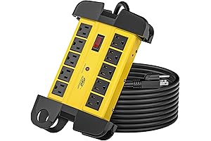 Volt King 10-Outlet Surge Protector Heavy Duty Power Station