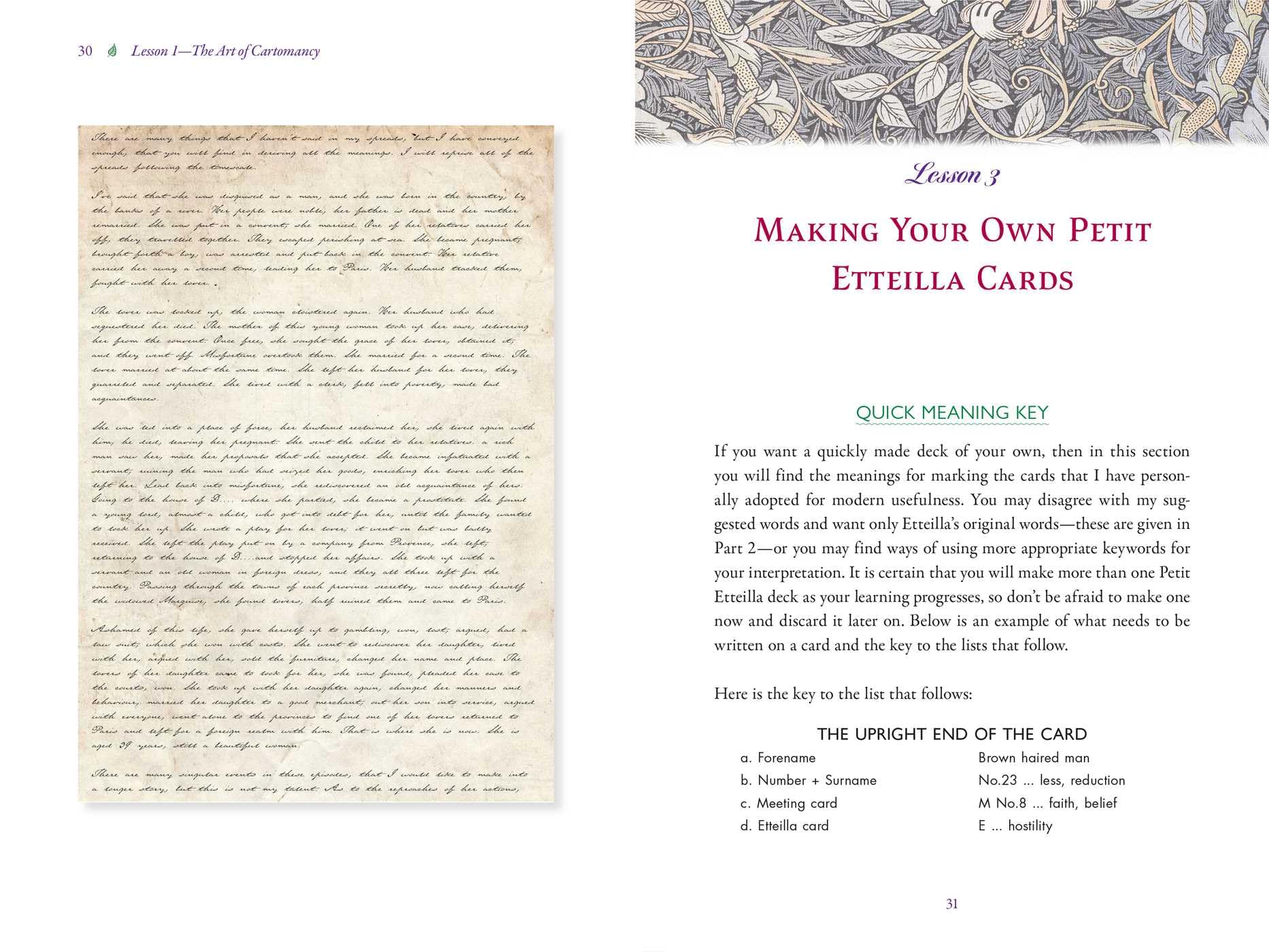The Original Petit Etteilla: A Cartomancer's Guide to Divination