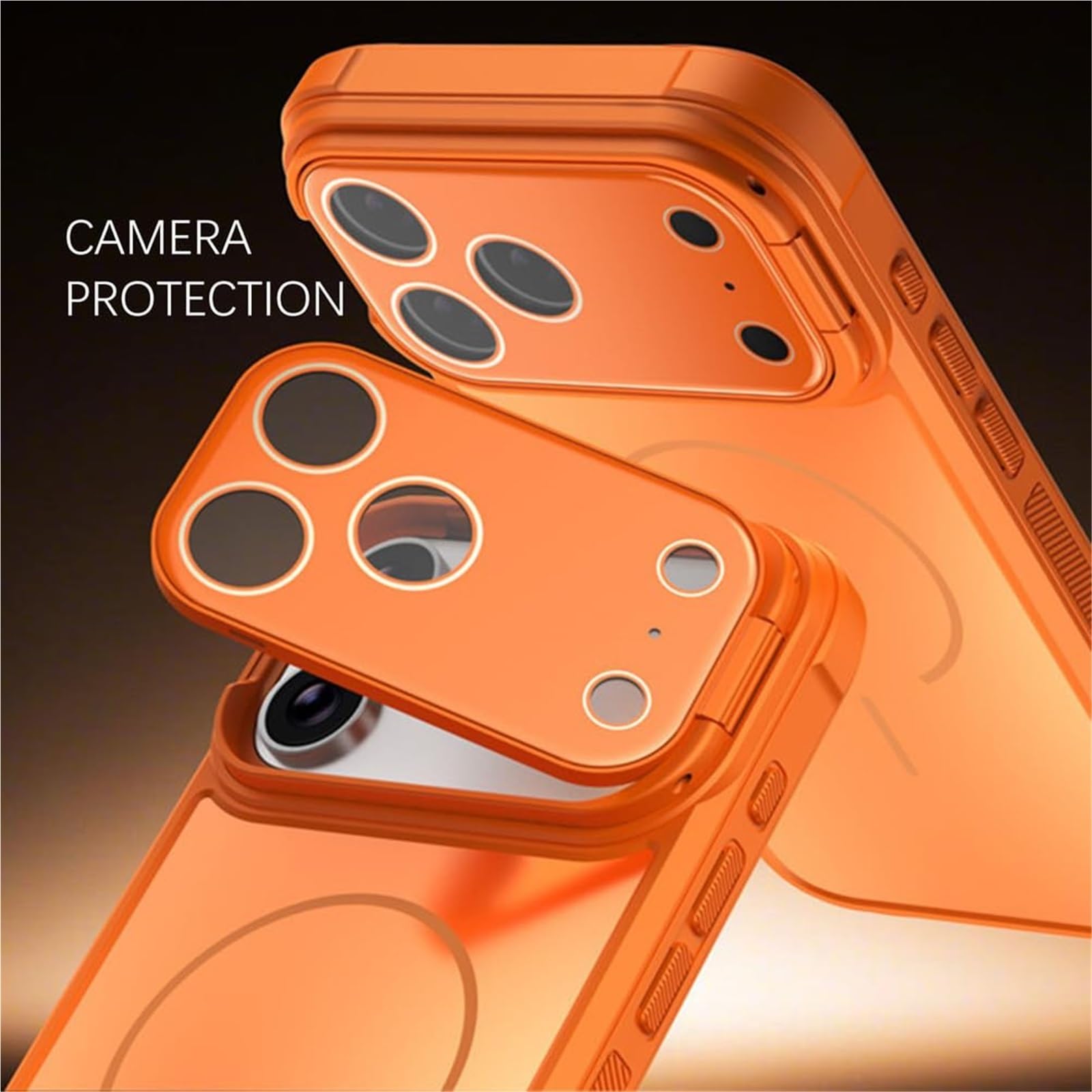 Genérico Etui na iPhone 17 Pro Max/17 Pro/17 Air/17, Magnetyczny Guscio z bezprzewodowym ładowaniem Kamera Ochronna Obudowa (Niebieski, 17 Pro)