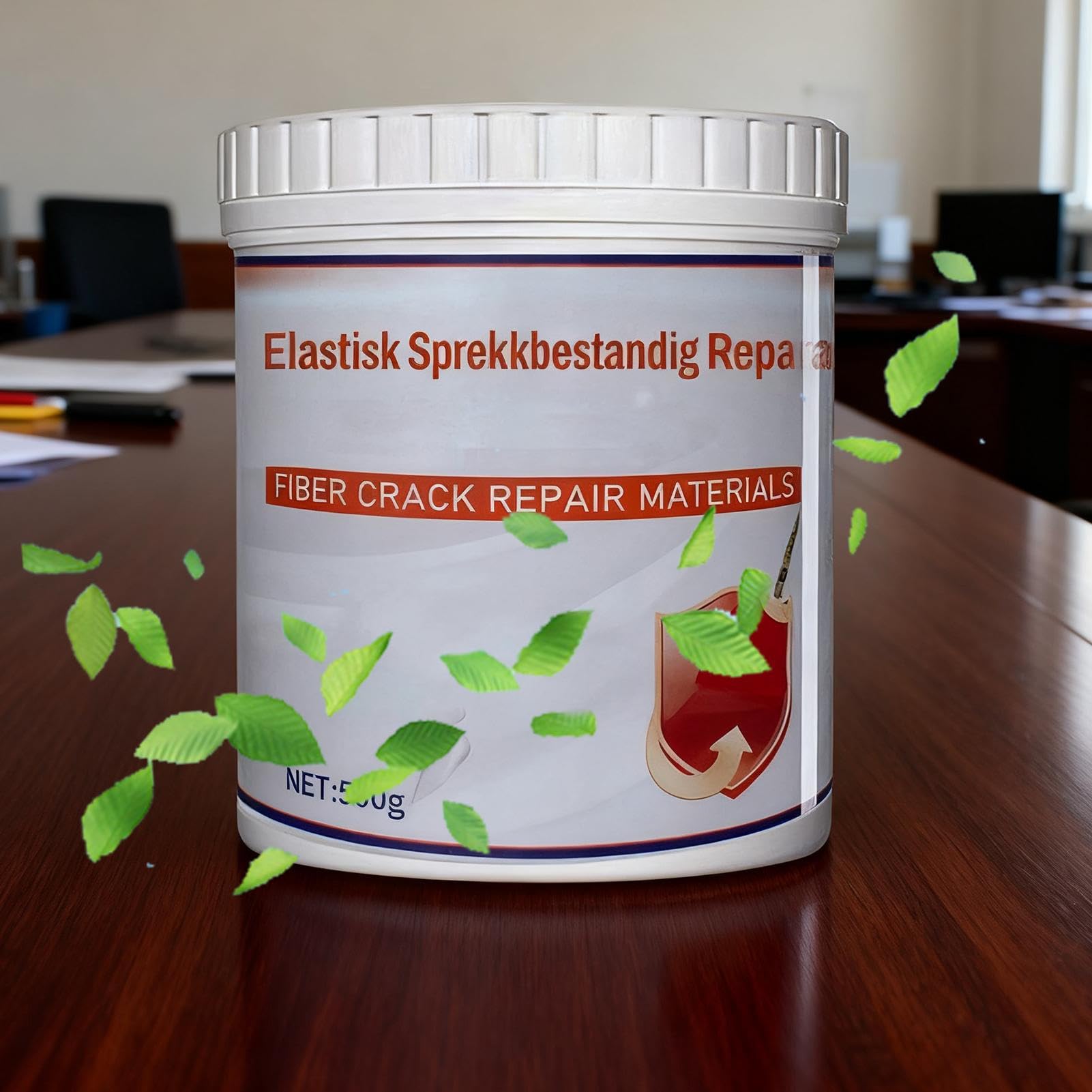 Spachtelmasse für Reparaturen von Gipskarton, 500 g, strapazierfähig, wasserdicht, schnell trocknend, zum Füllen von Löchern in Wänden, für Badezimmer, Zuhause, Schlafsaal, Wohnzimmer