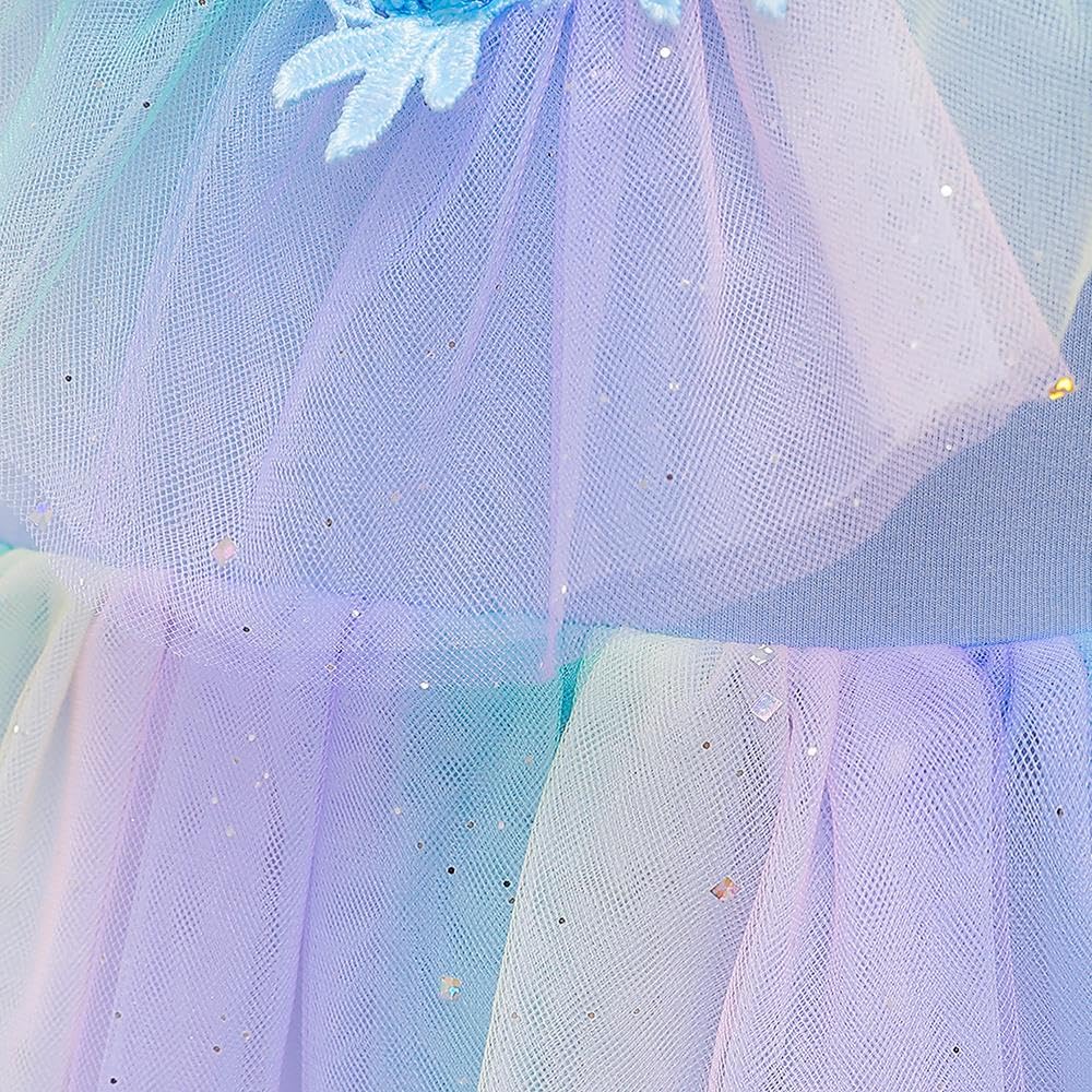 Déguisement de licorne fille avec robe lumineuse - Déguiz-Fêtes