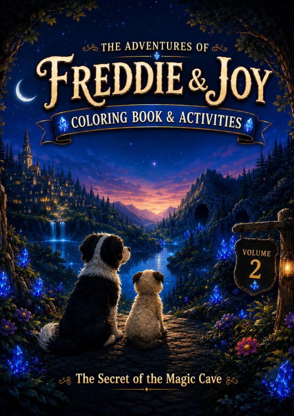 The Adventures of Freddie and Joy: The Secret of the Magic Cave (Freddie and Joy Coloring & Activity Books)