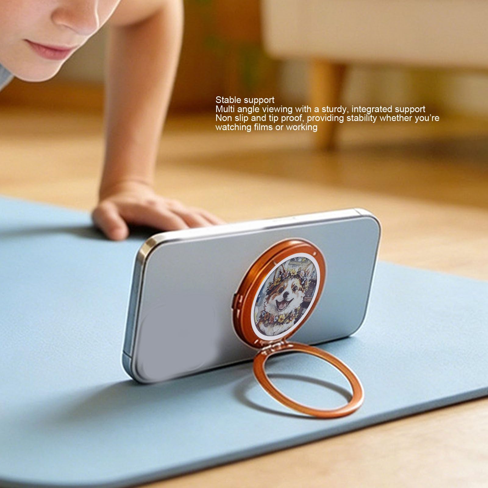 SENECESLI Supporto Magnetico per Telefono, Base Antiscivolo, Telefono Tramite Bluetooth
