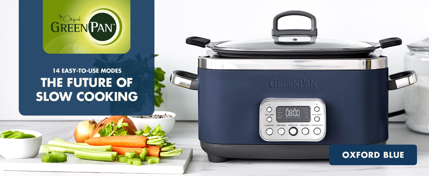 Amazon.com: GreenPan Elite 14-in-1 Nonstick 6QT Electric Slow