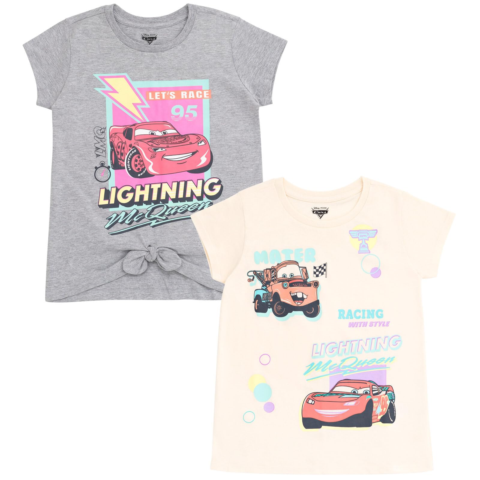 Disney 2 Pack T-Shirts Infant to Big Kid Sizes (12 Months - 14-16)