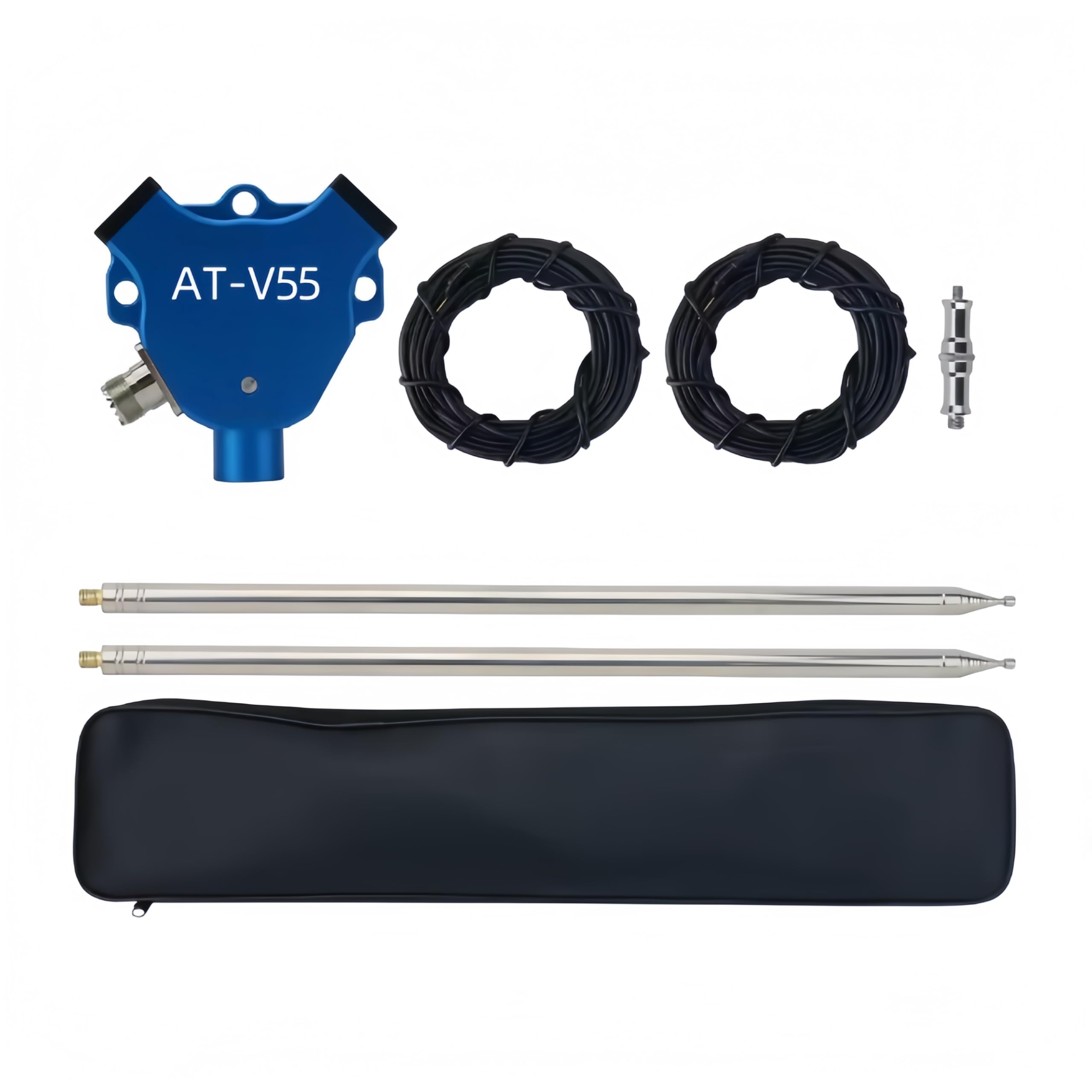 Amazon.com: AT-V55 Portable V Antenna for HF/VHF/UHF (7-430MHz