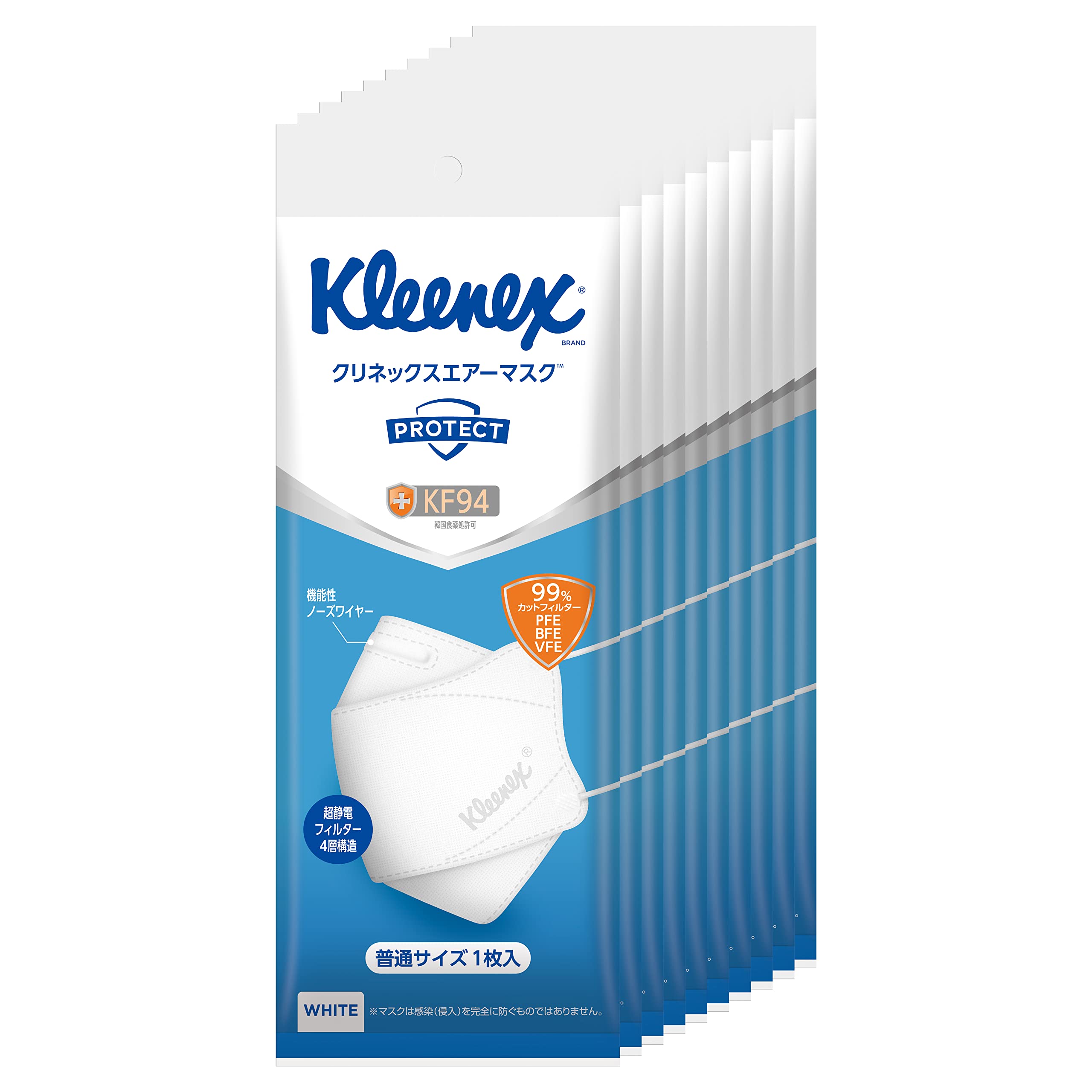 Amazon.co.jp: メディク クリネックス KF94マスク エアーマスク 4層