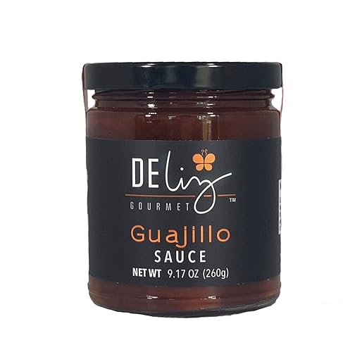 Deliz Gourmet 'Guajillo' Salsa a base de pasta con tamarindo, suave, 9 oz. Deliz Gourmet 'Guajillo' Salsa a base de pasta con tamarindo, suave, 9 oz.