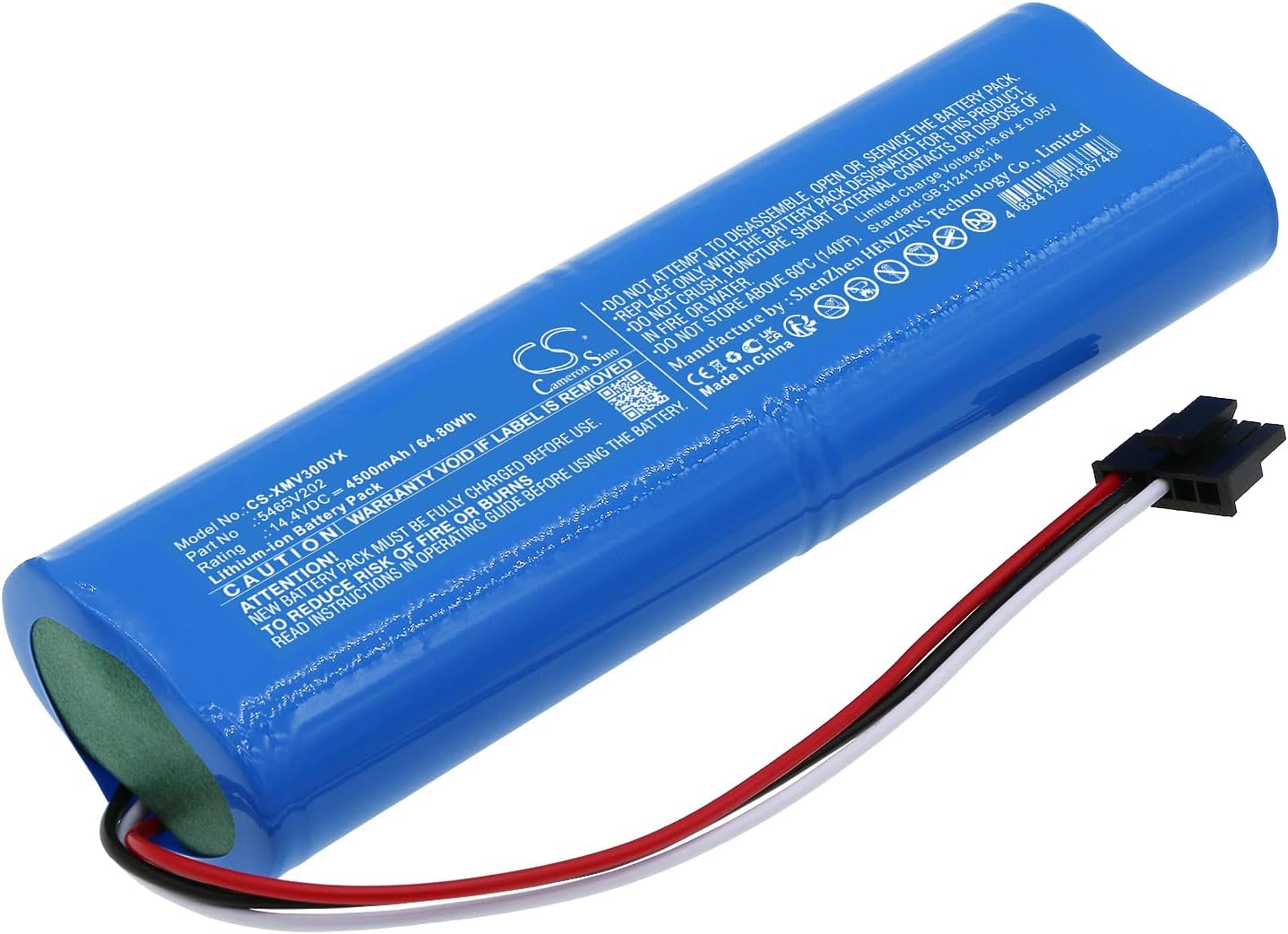 Cameron Sino Battery for Viomi V3 PN:Viomi 5465V202 4500mAh / 64.80Wh