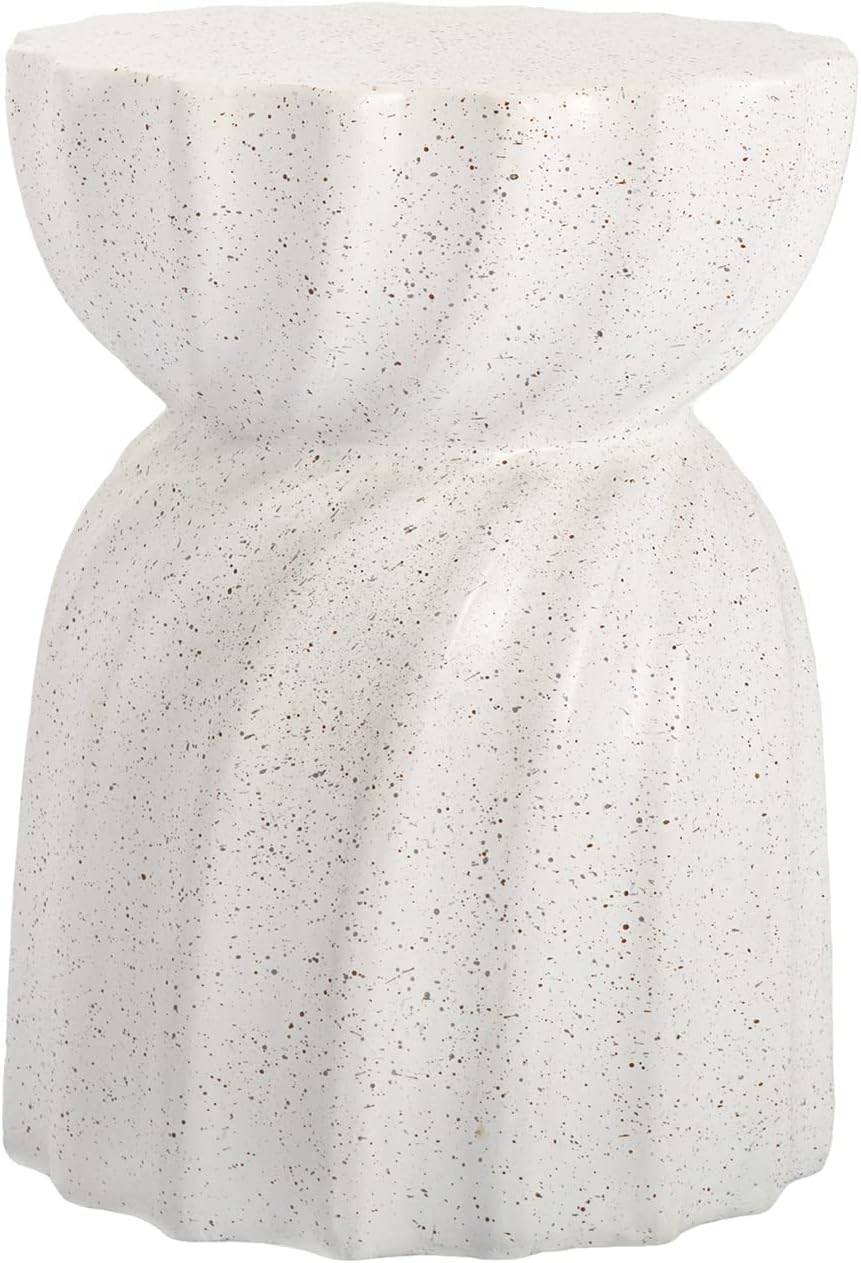 SUNBURY Concrete Side Table, Outdoor Side Table for Patio