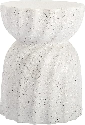 Miniatura 1 de SUNBURY Mesa auxiliar para exteriores, mesa auxiliar de 19 pulgadas de alto, mesas auxiliares de patio, mesas de café al aire libre, taburete de