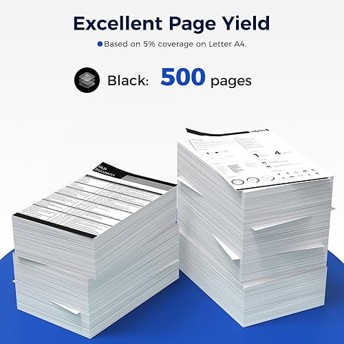 Miniatura 3 de MEGAIN 245XL Ink Cartridge Replacement for Canon PG-245 PG245 245 XL High Yield use for MG2400 MG2500 TS200 TS300 TR4520 TR4527 MX490 IP2800 Printer