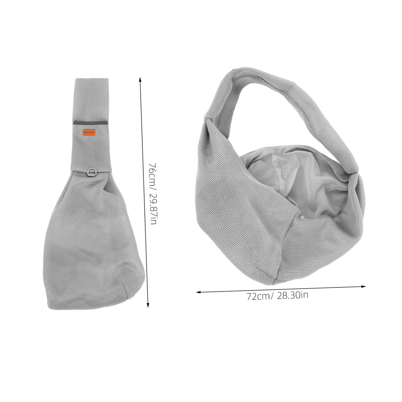 VANZACK Dog Bag Carrier Pet Backpack Carrier for Small Dogs and Cats Breathable Mesh Travel Bag for Hiking and Car Gray