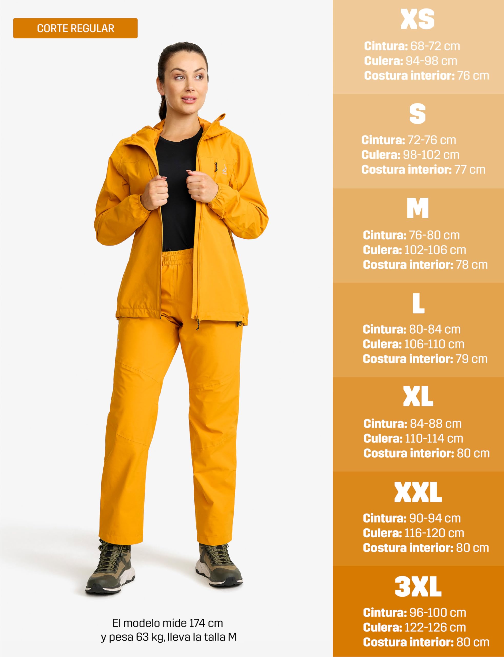 RevolutionRace Vector 2L Pants para Mujer, Pantalones Impermeables y Cortaviento para Senderismo