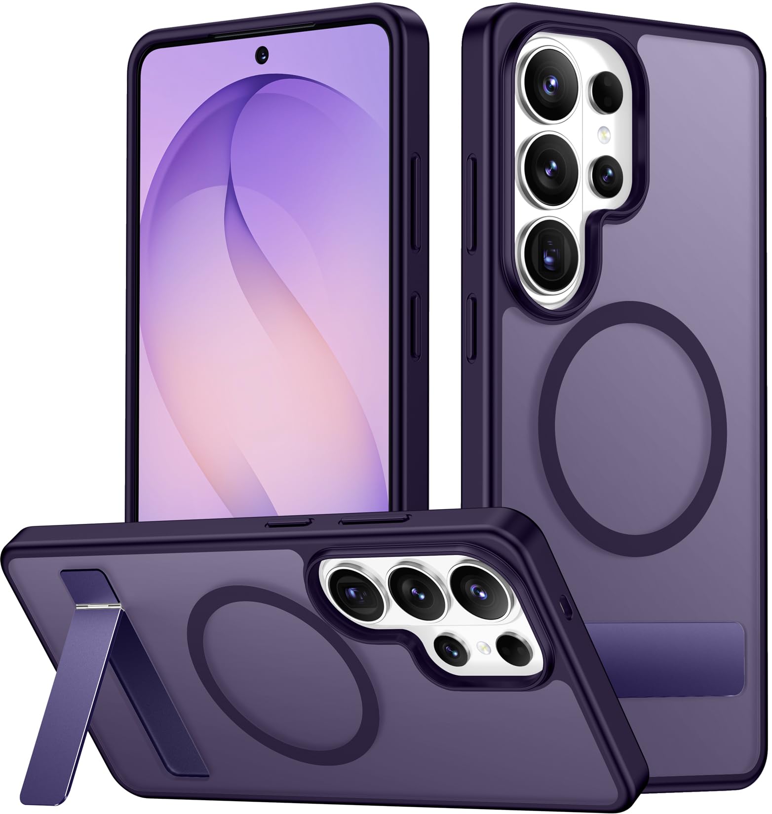 SPIDERCASE for Samsung Galaxy S26 Ultra Case,Built-in Stand,Purple