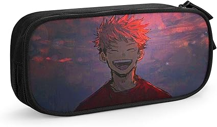 Amazon 呪術廻戦47 Black ペンケース大容量のペンケース筆記用具 画材 日用品などを収納できます 学生 子供 学校のプレゼント 誕生日プレゼントに最適です 文房具 オフィス用品 文房具 オフィス用品