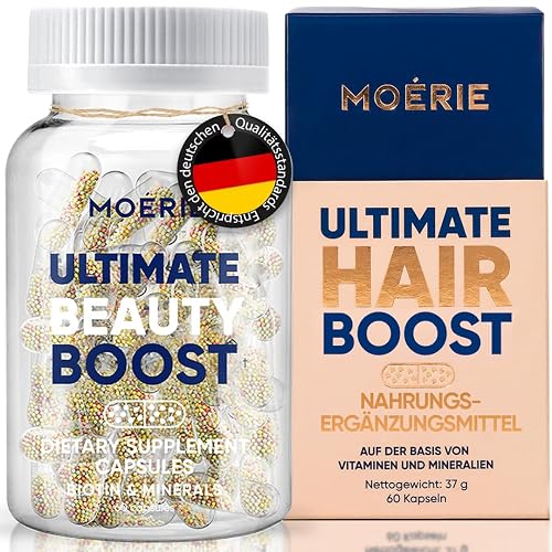 MOERIE Haar Vitamine - extra hochdosiert mit Biotin, Zink &