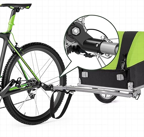 Miniatura 8 de Titanker Enganche de remolque de bicicleta mejorado para Schwinn, acoplador de remolque de bicicleta con empeine, accesorio para remolque de