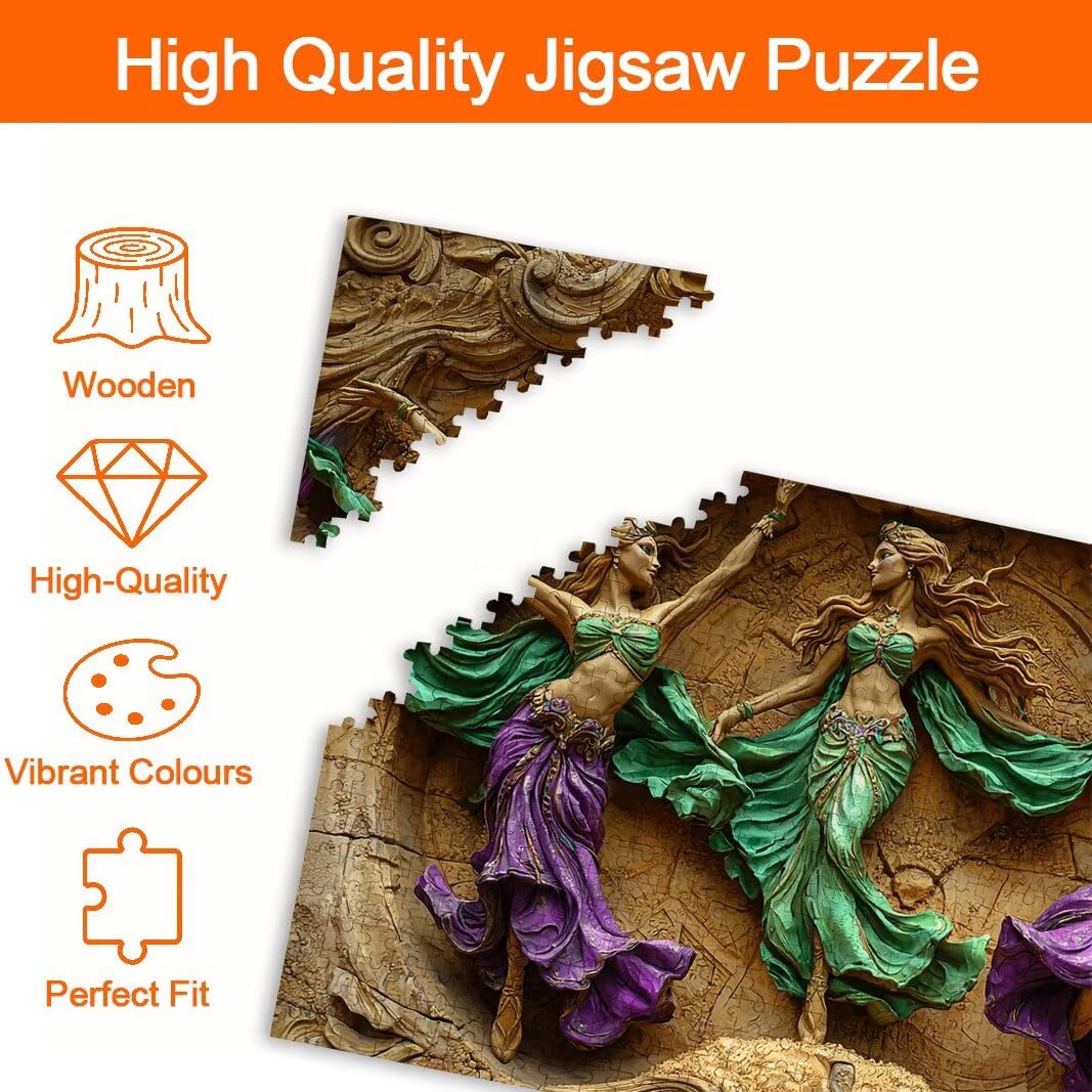 Puzzle tancerki, puzzle 3000 sztuk dla dorosłych, prezent dla kobiet -8932