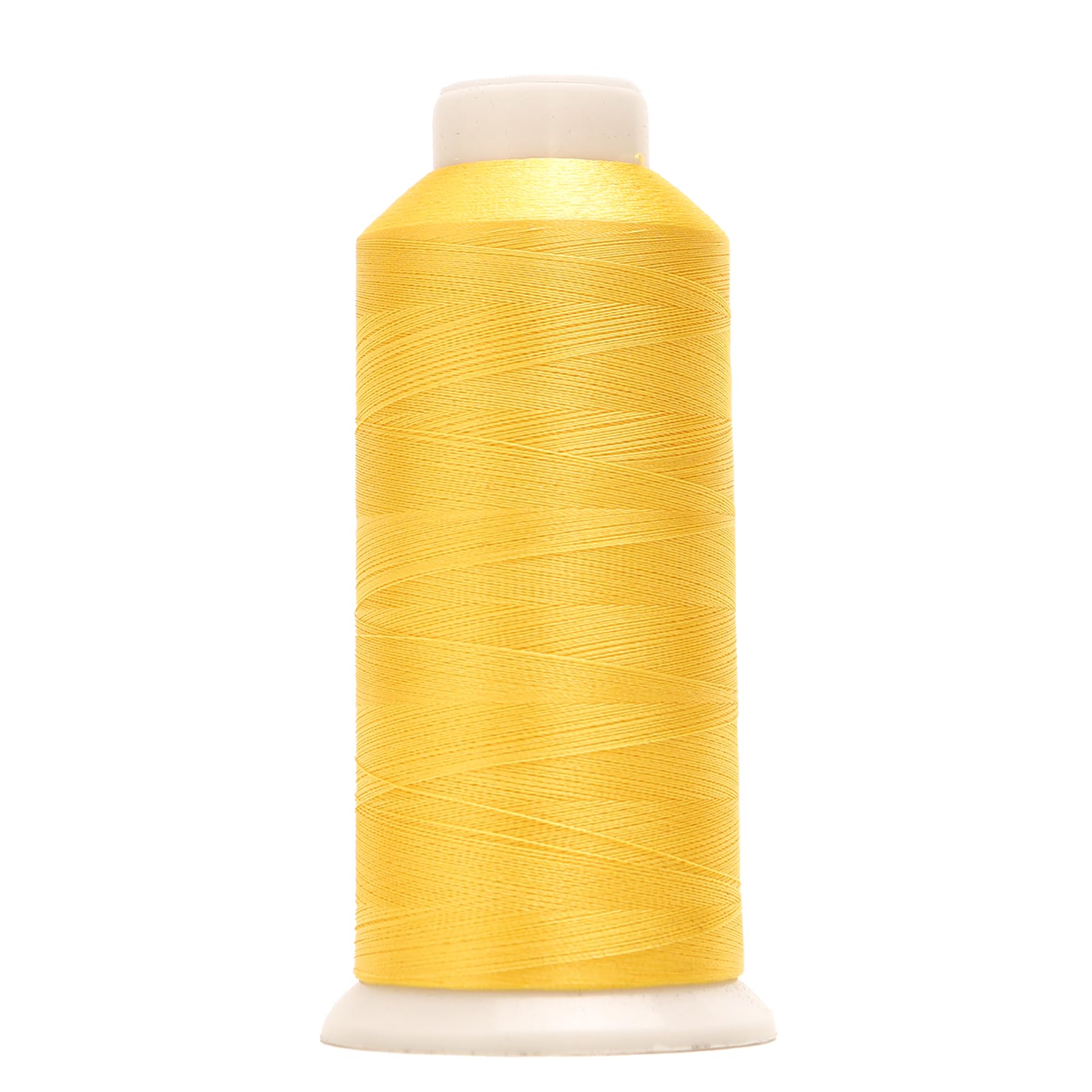 High Tenacity Polyester Embroidery Machine Thread 40WT(120D/2) 4000M Per Spool for Commercial and Domestic Embroidery Machine (Lemon Drop-1683)