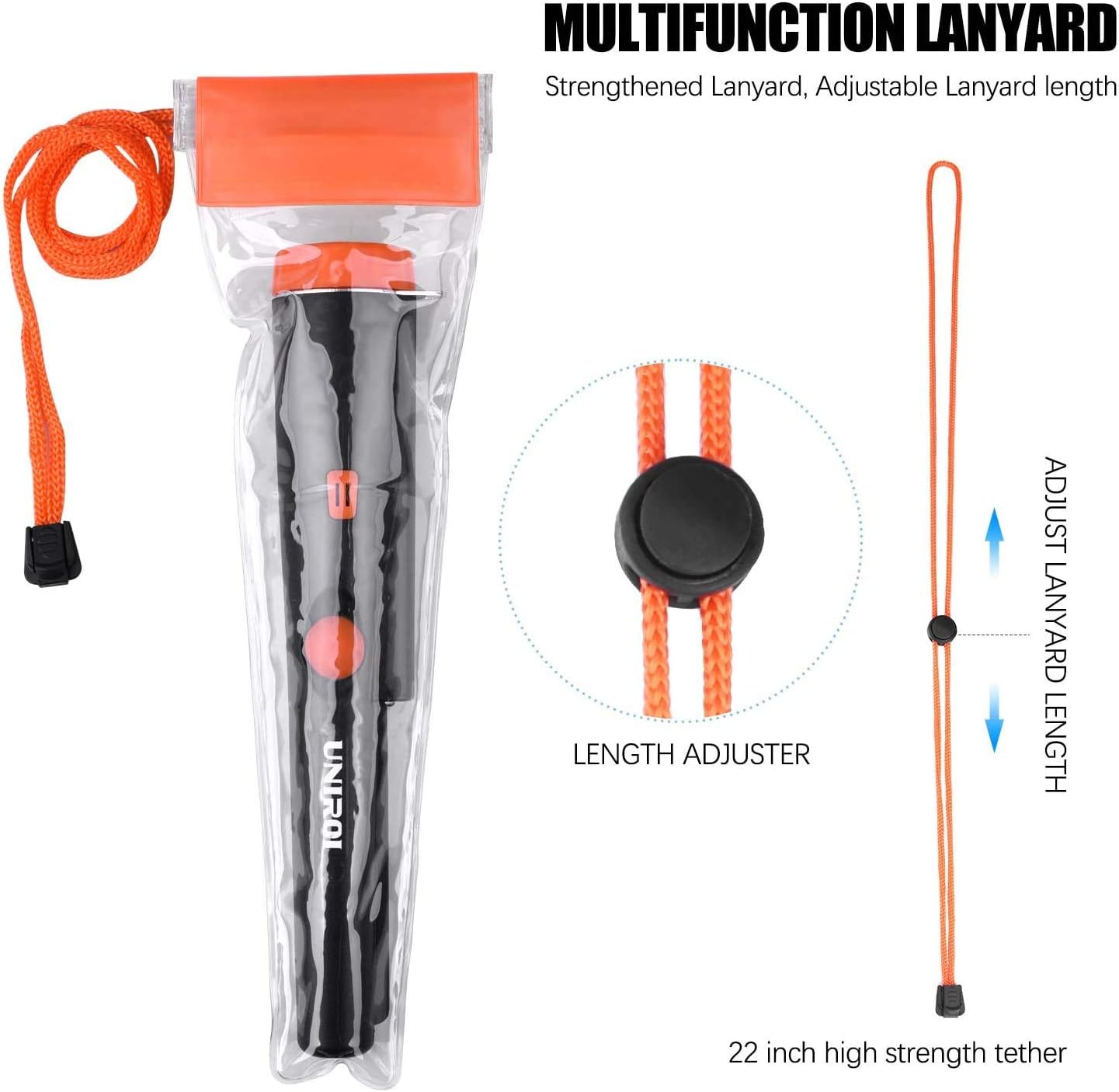 Pinpointing Metal Detector, Waterproof Metal Detector Pinpointer IP65, LED Indicators & Vibration,for Adults and Kids, 9V Battery