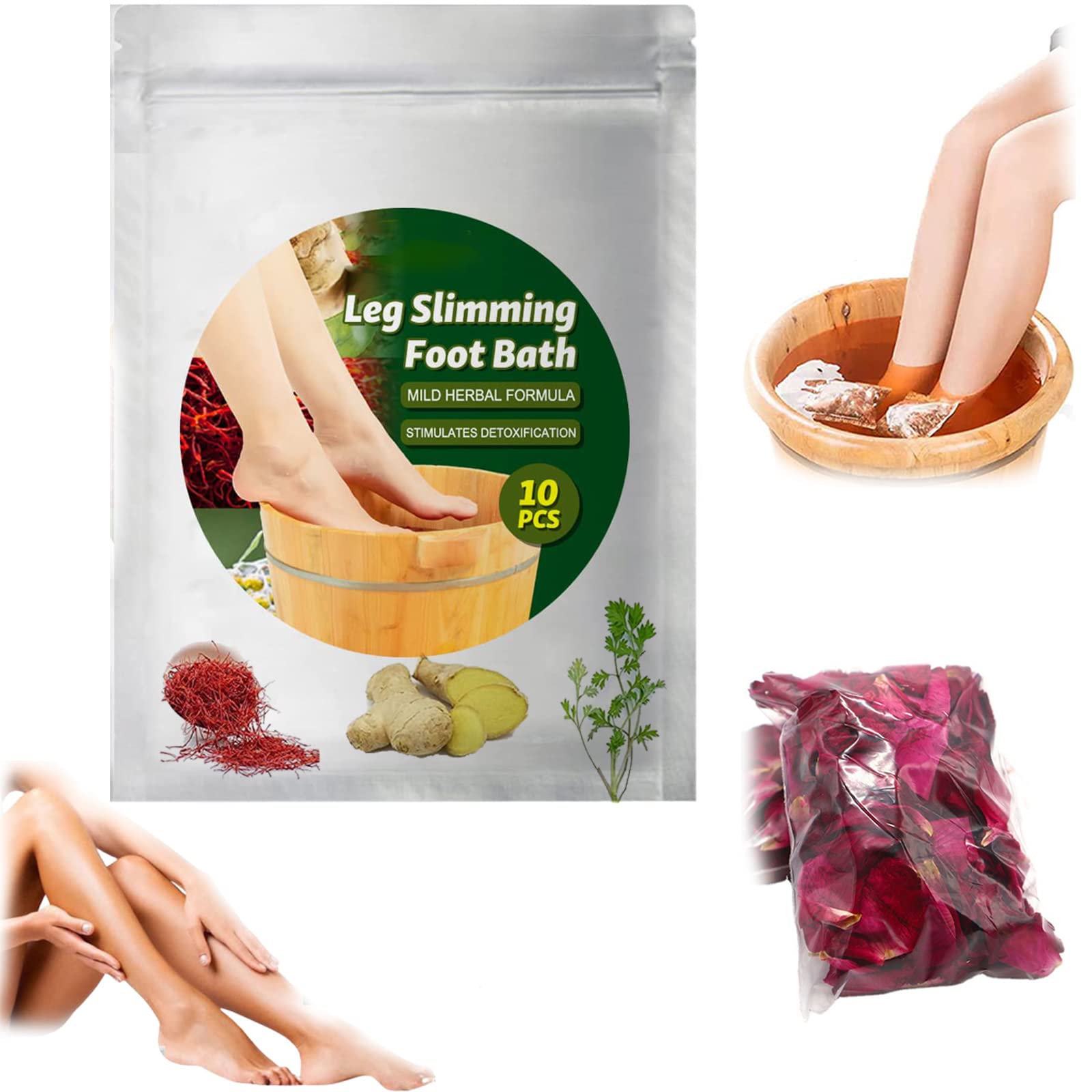 Buy Lymphatic Drainage Ginger Foot Soak, Ginger Foot Bath for Lymphatic