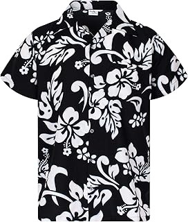 Sponsored Ad – King Kameha Hawaiian Shirt for Men Funky Casual Button Down Very Loud Shortsleeve Unisex Hibiscus