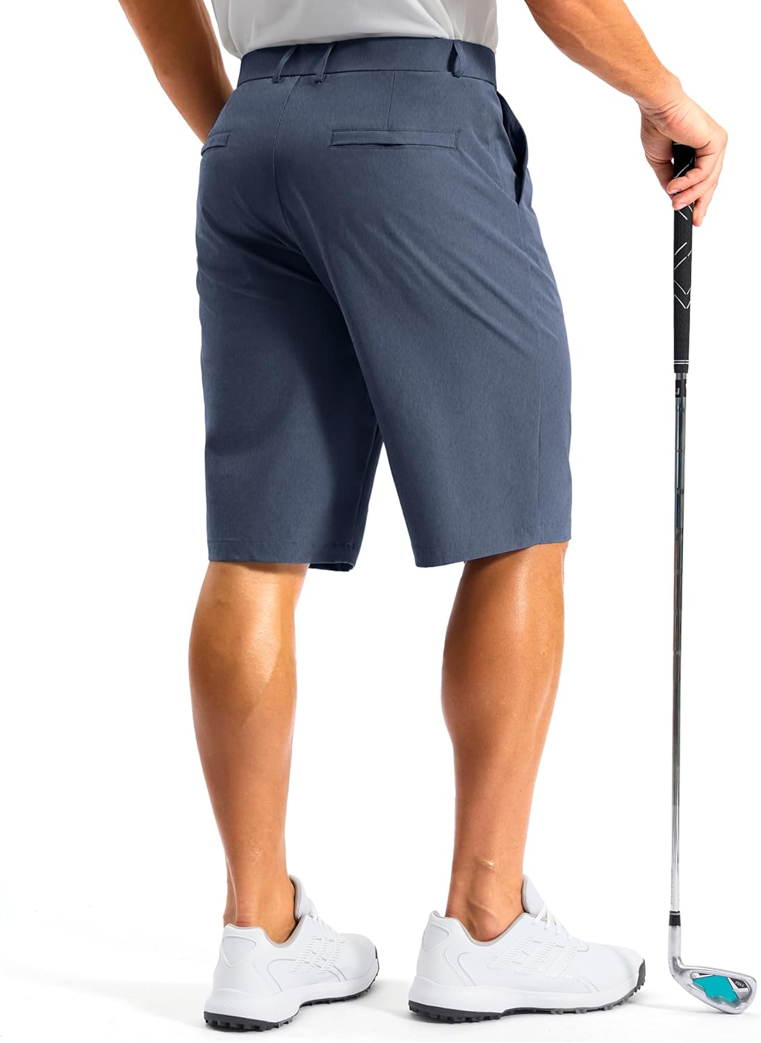 G Gradual Men's Golf Shorts 12" Long with 4 Pockets Lightweight Casual Knee Length Short Quick Dry Hiking Work Travel Shorts - Image 2