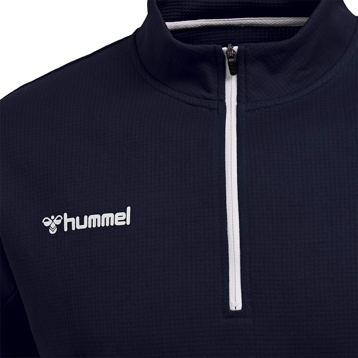 hummel, hmlAUTHENTIC HALF ZIP SWEATSHIRT, MARINE, XL - Image 4